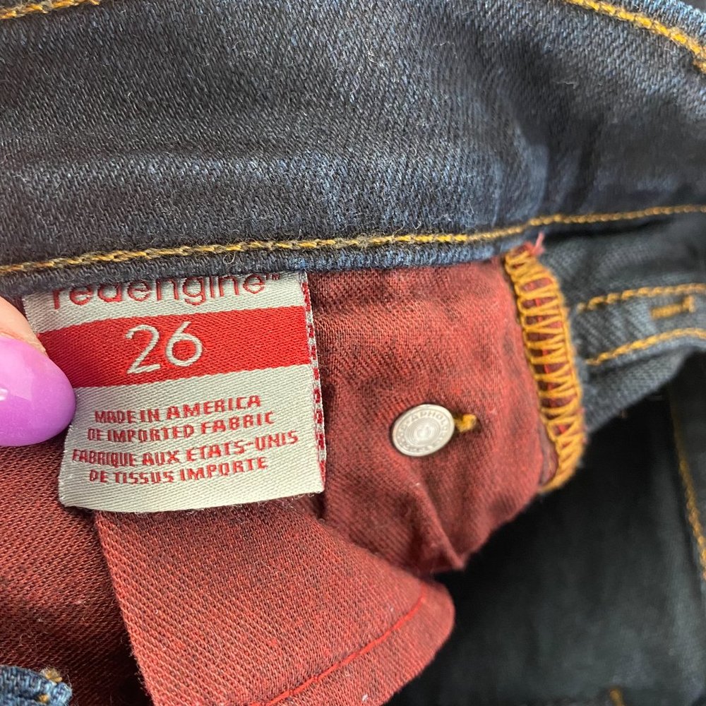 Red Engine Scorcher Super Skinny Distressed Jeans - Picture 3 of 8